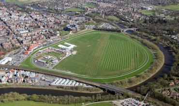 Aerial Chester Racecourse photograph