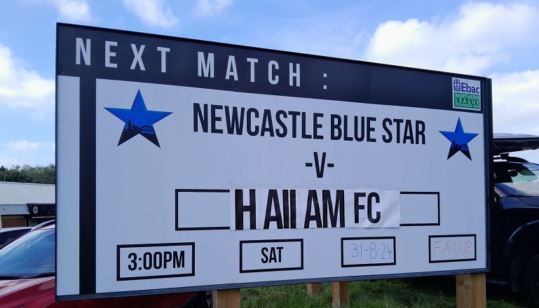 Newcastle Blue Stars Diary of a Groundhopper