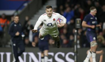 Jonny May scores for six-time Six Nations champions England