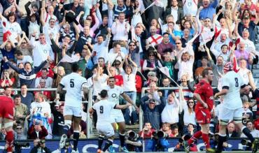 England Fans Twickenham 6 Nations - Alastair Grant