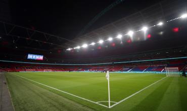 England pitch at Wembley