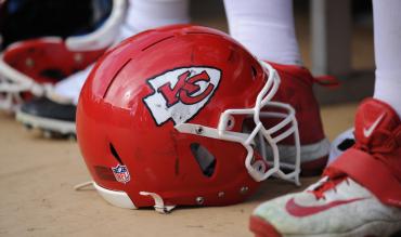 Patrick Mahomes helmet for Kansas City Chiefs